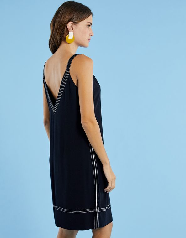 vestido preto shoulder