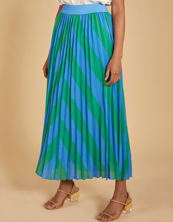 saia plissada shoulder