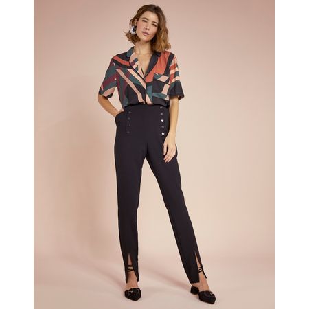 calça feminina alfaiataria bom retiro